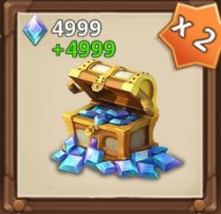 4999 бриллиантов